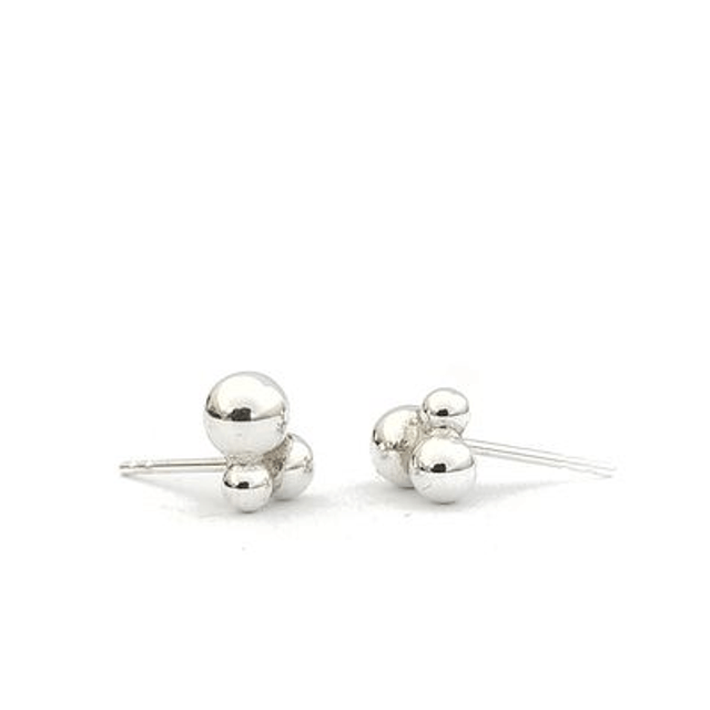 Bolletjes oorstekers zilver III