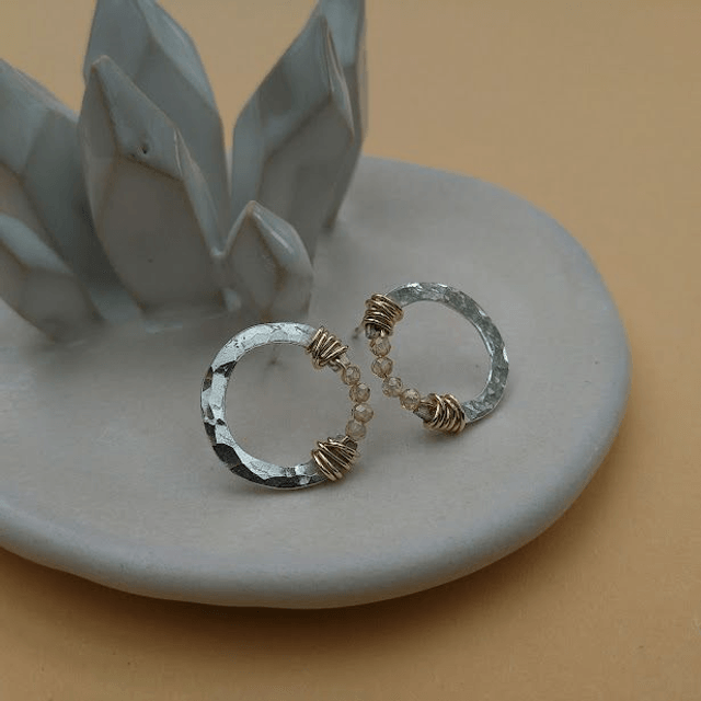 Cirkel oorstekers zirconia