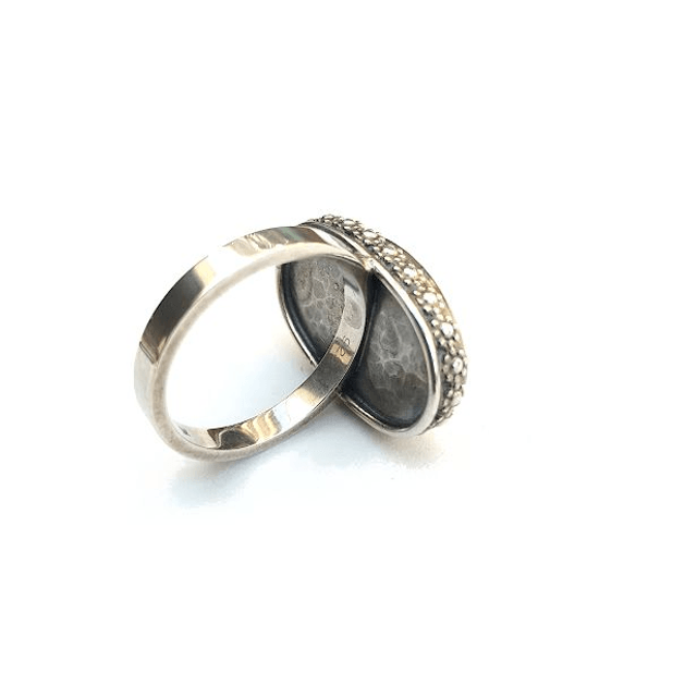 Ring met poppy jaspis