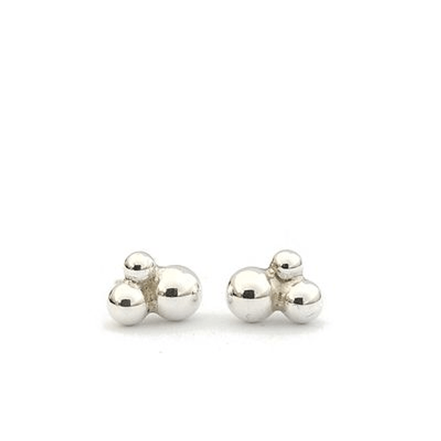 Bolletjes oorstekers zilver III