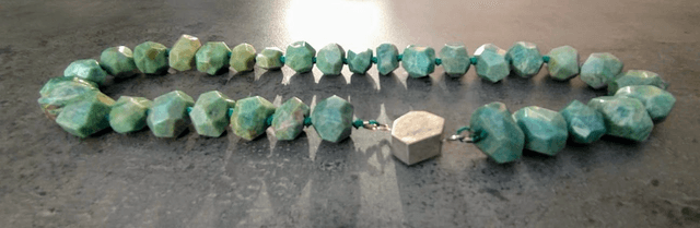 Russische amazoniet collier