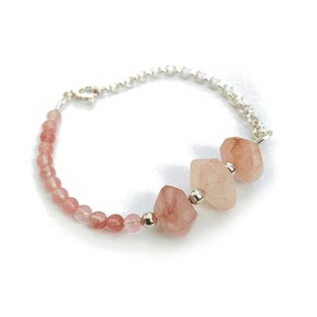 Armband zilver met azeztuliet