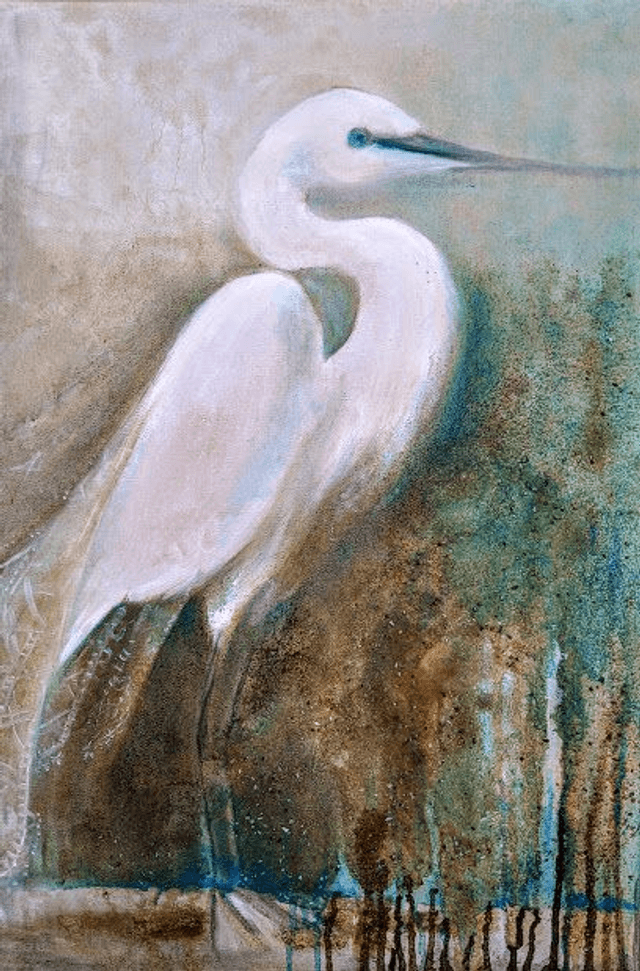 Kaart Witte reiger