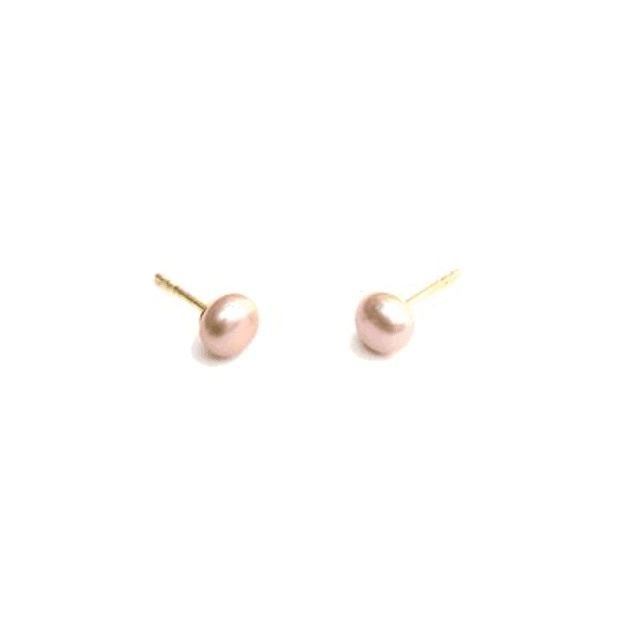 Gouden parelstekers roze